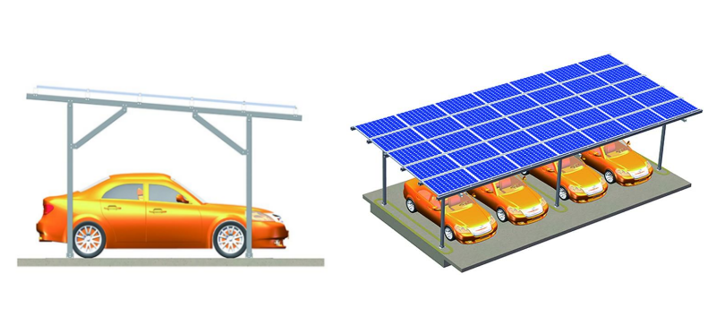 solar carport structure