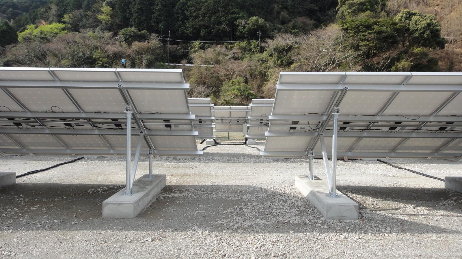 Hot Galvanized Steel Q235 Solar Bracket Real Scene_02 Hot Galvanized Steel Q235 Solar Bracket Real Scene_02