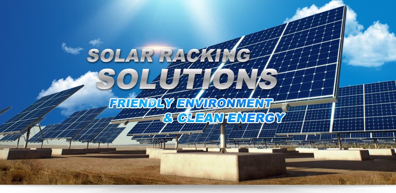 Solar panel racking system