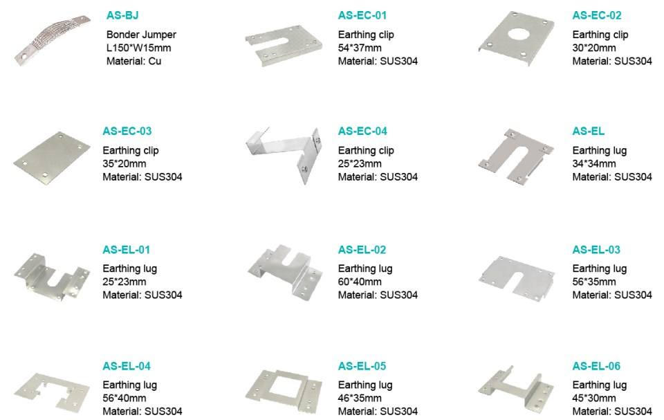 earthing lug and clip
