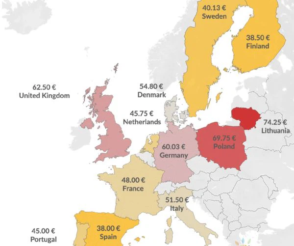 Solar PPA Prices by Country, Q1 2022 Solar PPA Prices by Country, Q1 2022