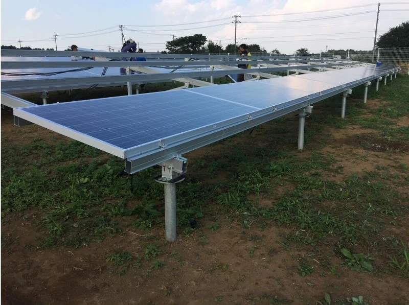 Aluminum Ground Pv Mounting System Installation Showcase in Japan Aluminum Ground Pv Mounting System Installation Showcase in Japan