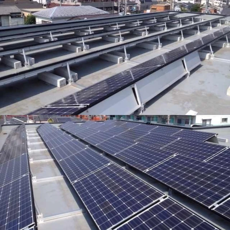 Best Flat Roof Solar Racking Installation in Japan Best Flat Roof Solar Racking Installation in Japan