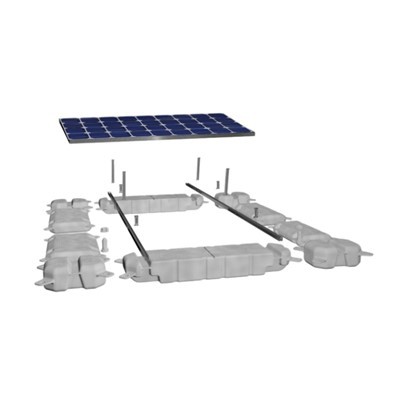 Sistema de montaje fotovoltaico flotante