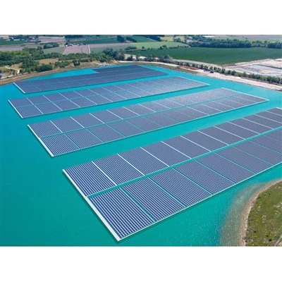 Sistema de energía solar flotante