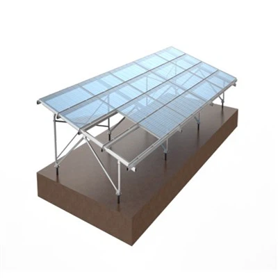 Sistema de montaje en tierra para paneles solares