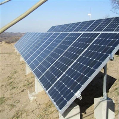 Bastidor solar de tierra