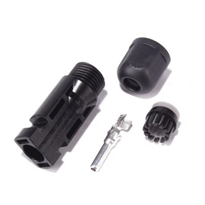 Conector de panel solar Mc4 macho hembra