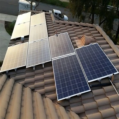 Soporte solar de estante para techos