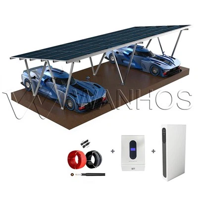 Diseño de estacionamiento de autos solares