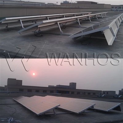 Soporte de techo plano de montaje solar