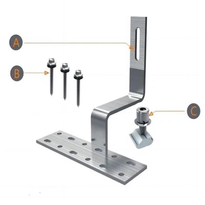 Gancho de soporte de montaje solar