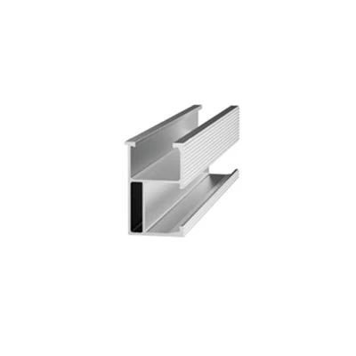 Riel de montaje de aluminio solar fotovoltaico