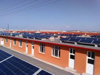 Montaje en rack de energía solar