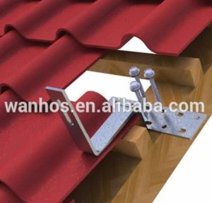 Panel solar trasiego SS304 techo gancho