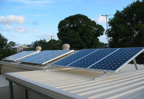 Soporte de montaje en panel solar fotovoltaico de techo plano de 30 Kw