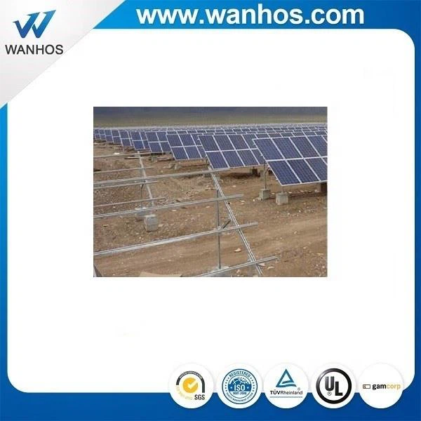 Ground Mounted Galvanized Steel Solar Panel Structure