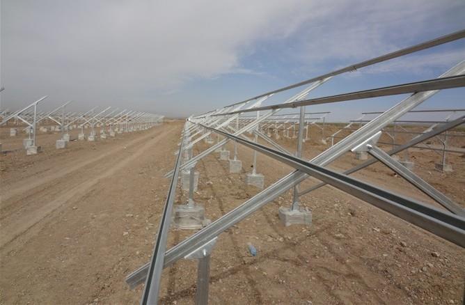 PV Ground Support Tornillos de tierra de aluminio