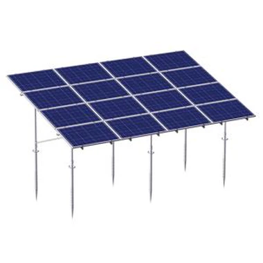 Sistema de montaje en tierra de panel solar diy