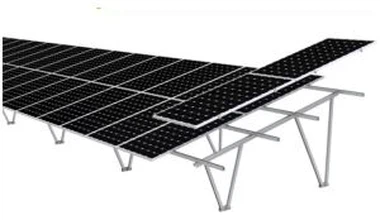 Sistema de montaje en tierra de acero de alta calidad para montaje en panel solar