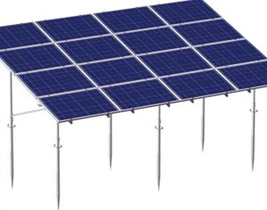 Sistema de montaje en tierra solar de bajo precio de venta caliente