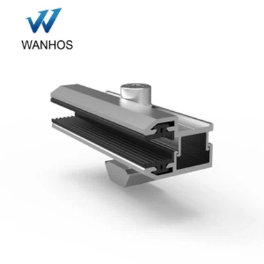 Abrazaderas finales de módulo solar sin marco