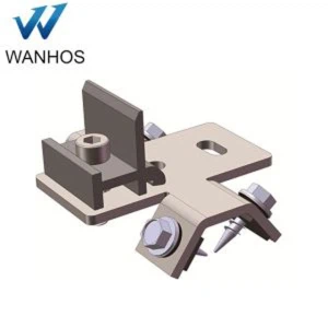 Ganchos solares para gancho de techo de metal trapezoidal