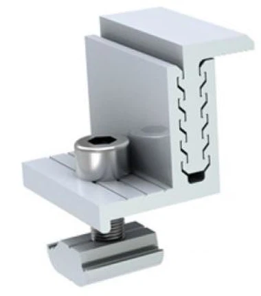 Proveedor de abrazadera de extremo ajustable de panel solar