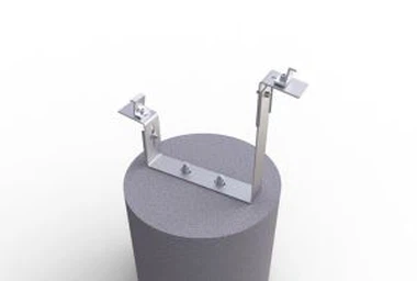 Lastre de acero ajustable del panel solar para montaje en techo plano