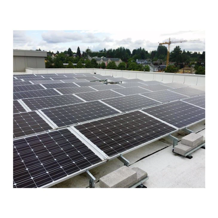 Soportes de montaje en techo plano de panel solar