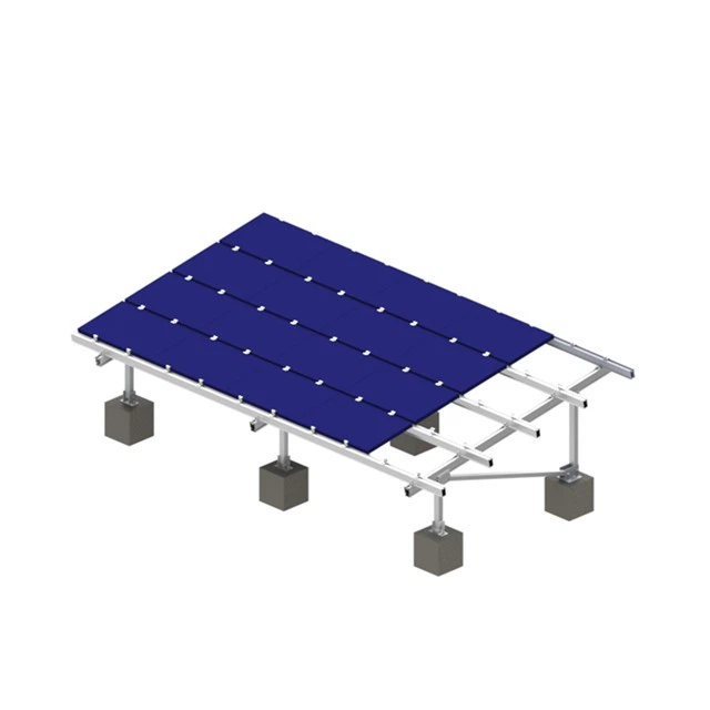 Sistema de montaje en tierra del panel solar