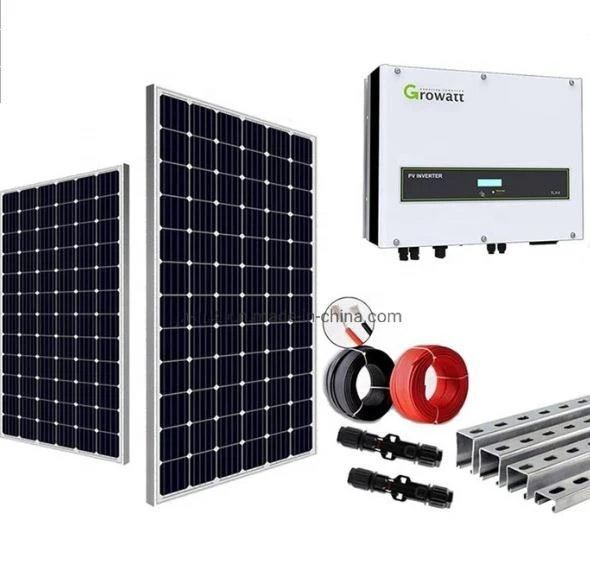 Sistema de energía solar en red de 6kw