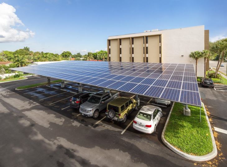 Custom-made Solar Carport Mounting Structure