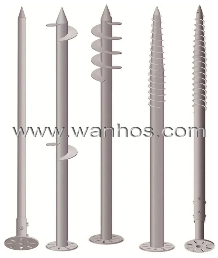 Galvanised Ground Screw Foundations