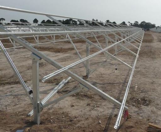 Galvanized Steel Ground Solar Mount Bracket