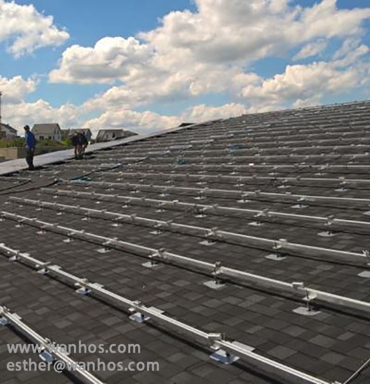 Pv Solar Roof Residential Module Install