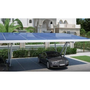 Soporte de coche solar con panel solar Carport Parking System Solar Pv Mounting Structure