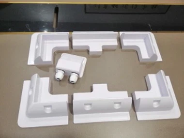 Soportes de montaje de panel solar blanco para la caravana del barco