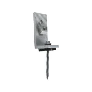 Soporte de pie de aluminio de montaje solar L