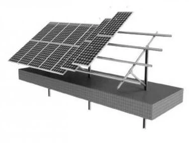 Estructura del soporte de montaje en tierra del panel solar