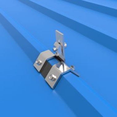 Abrazadera trapezoidal solar para sistema de techo de metal