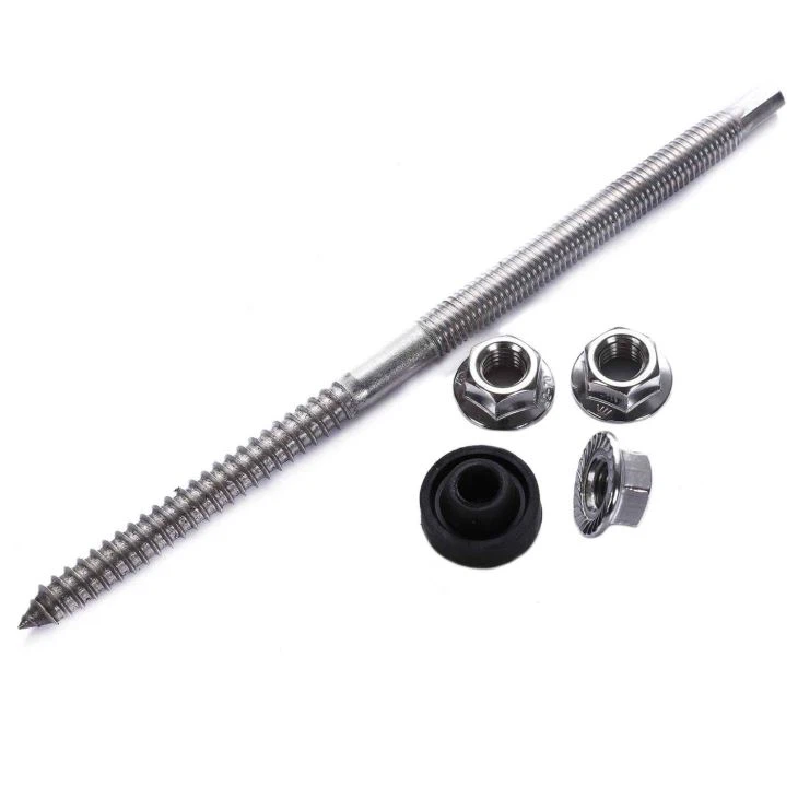Solar Roof Structure Double Thread Wood Screw