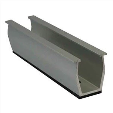 Riel de aluminio para soporte de montaje solar