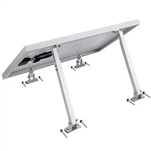Montaje de techo de metal solar inclinable