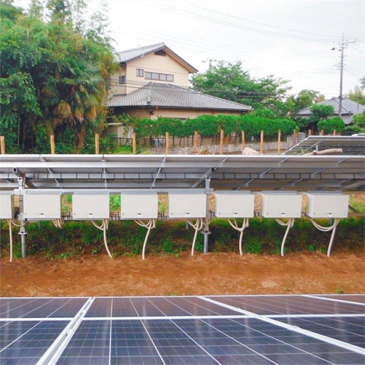 solar mounting for ground project