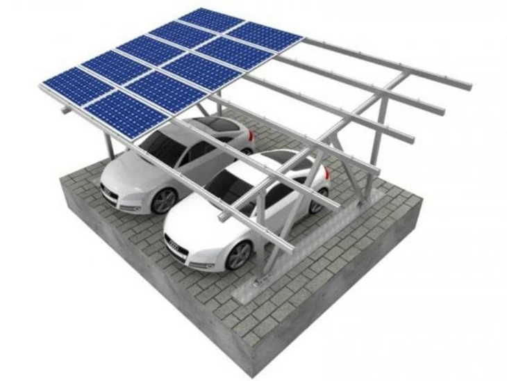 Cocheras solares comerciales impermeables de aluminio