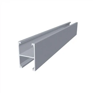 Riel de aluminio del sistema de montaje del panel solar fotovoltaico