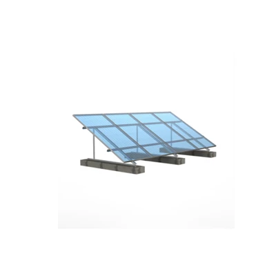 Sistema de estantería solar en la azotea