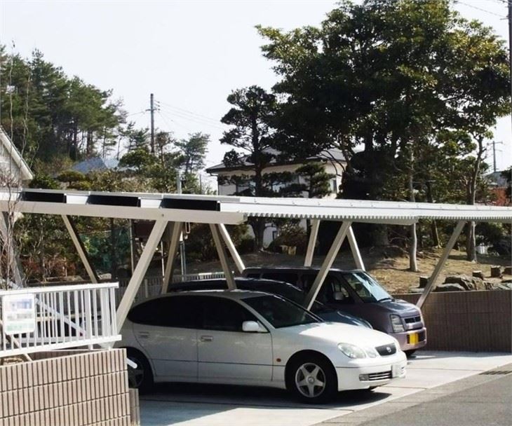 solar canopies for parking real